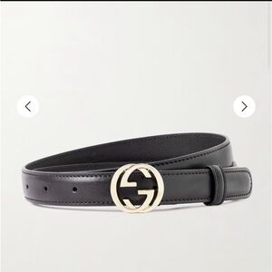 Gucci Plutone Leather Belt